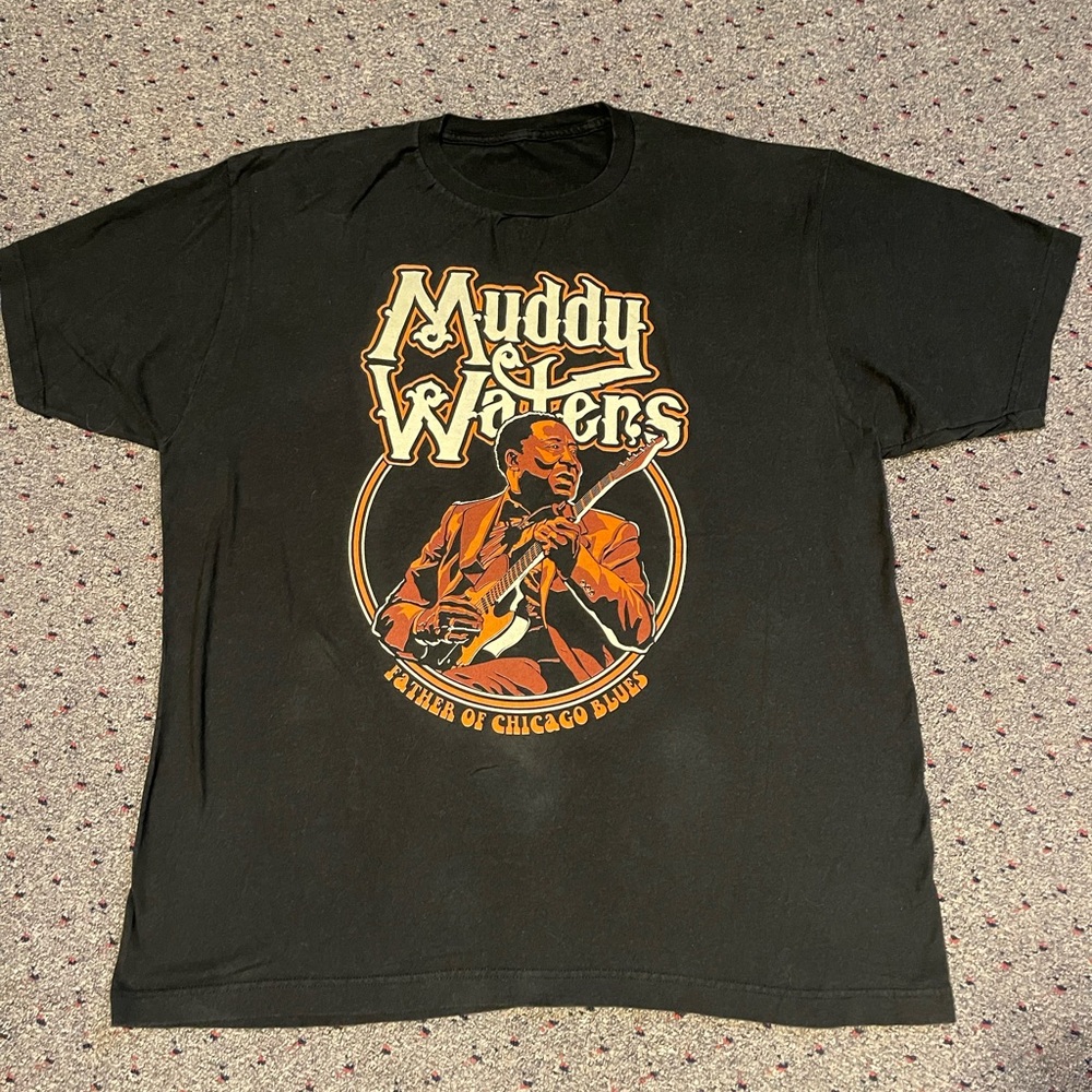 Muddy Waters “Father of Chicago Blues” t shirt